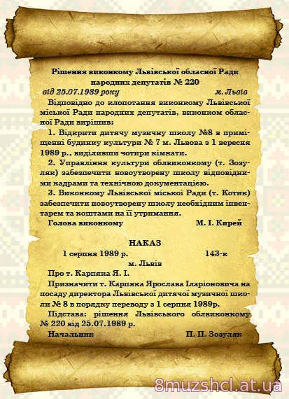 Історія закладу